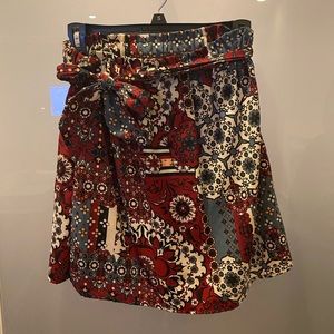 Floral Print Skirt